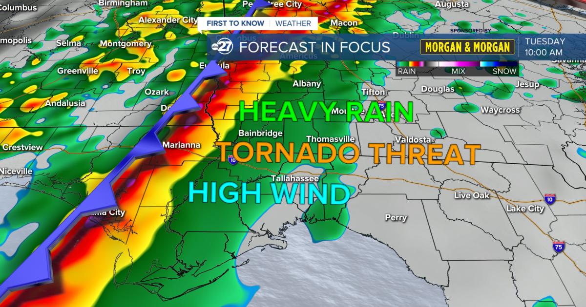 Severe weather potential Monday night and increases Tuesday morning - Vimarsana News