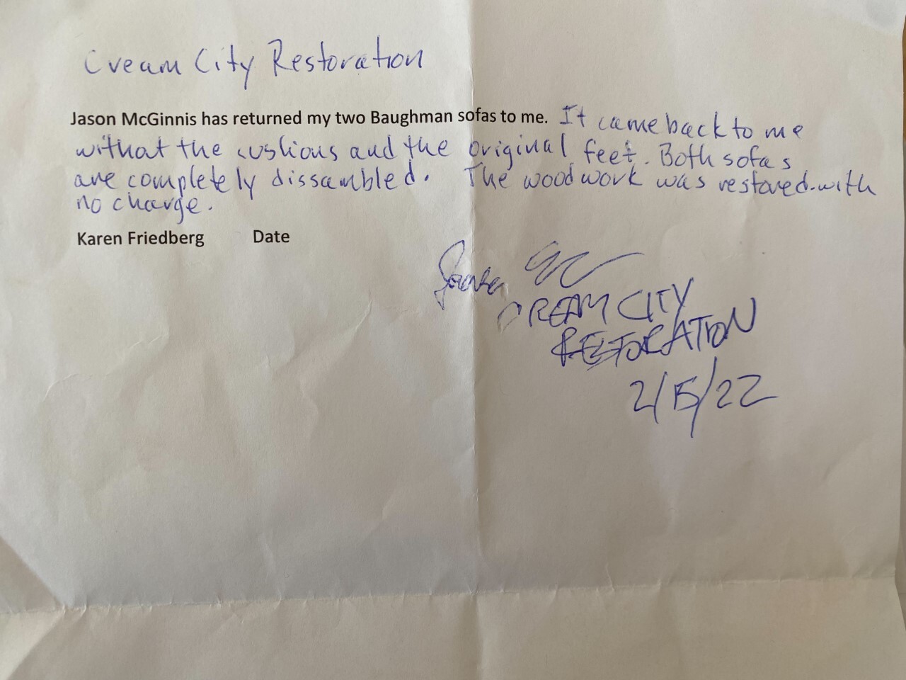 Karen written agreement.jpg