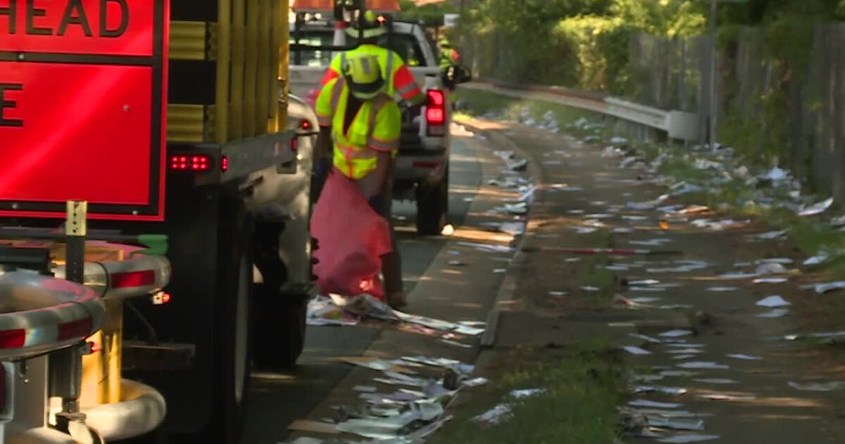 Mail mess litters Staples Mill Road - Vimarsana News