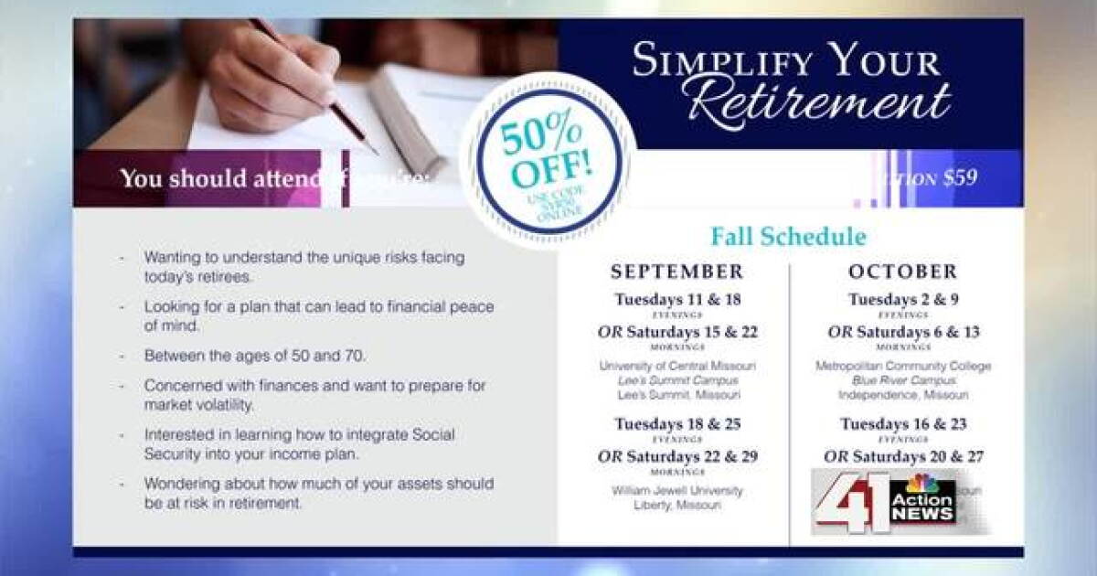 Retirement Course The simple course that will help your retirement