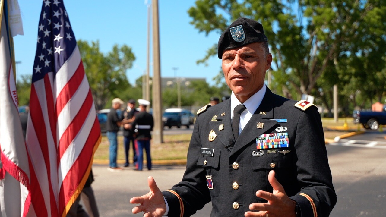 Lt. Col. Mario Johnson, the senior army instructor of Cape High's JROTC program.