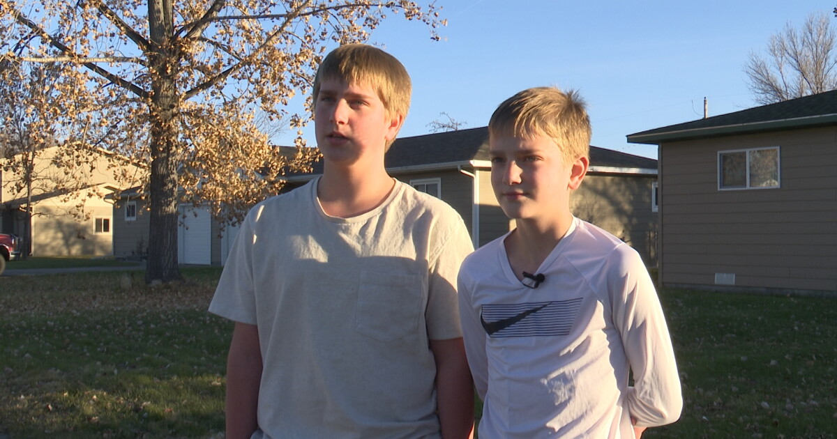 Billings middle school brothers save neighbor's life in freezing cold - Vimarsana News