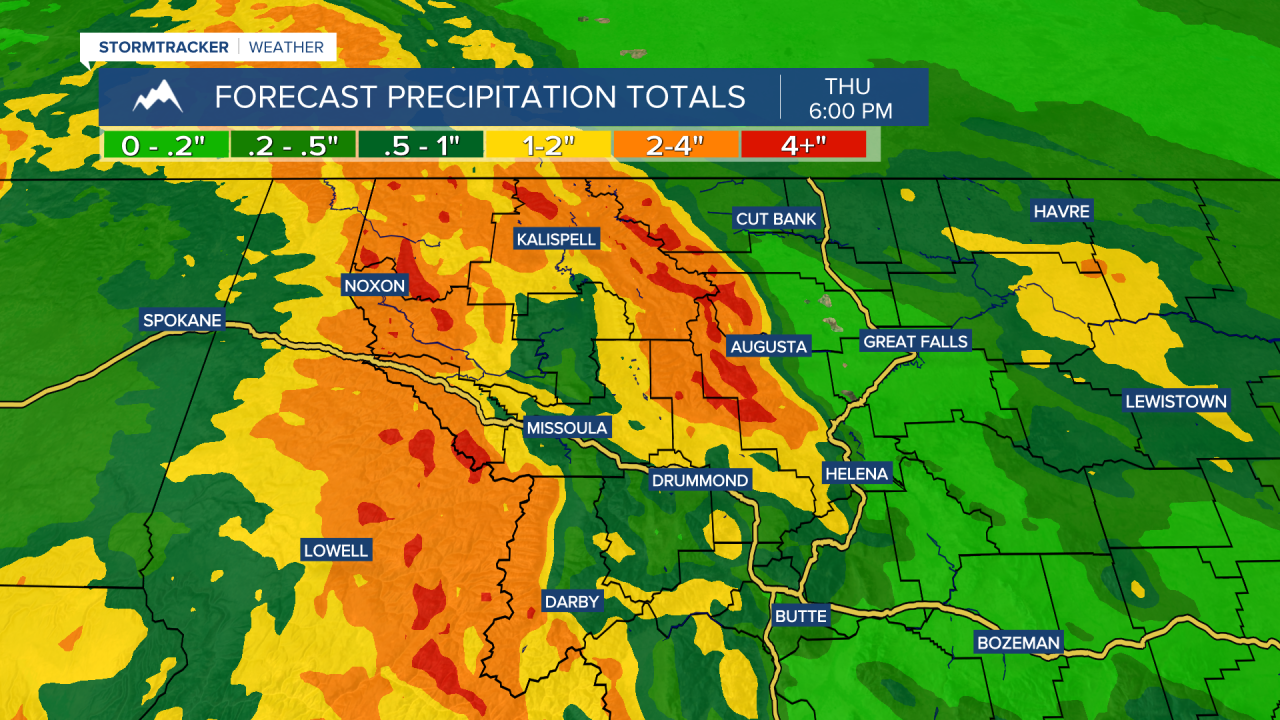 Expected Precip. Amounts