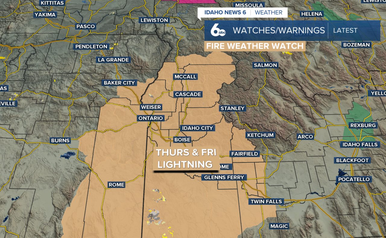 Fire weather watch