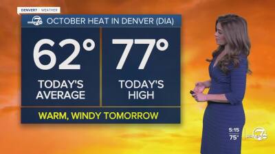 Above-Average Temps in Denver Wednesday