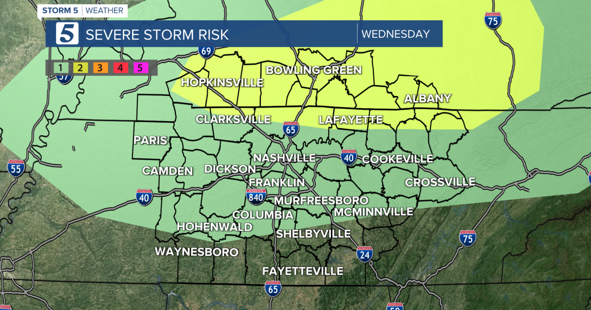Storm 5 Alert early Thursday from 1 a.m. to 7 a.m.