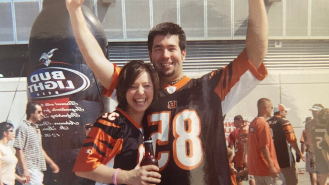 AJ and Johanna Arnitz at Paul Brown Stadium