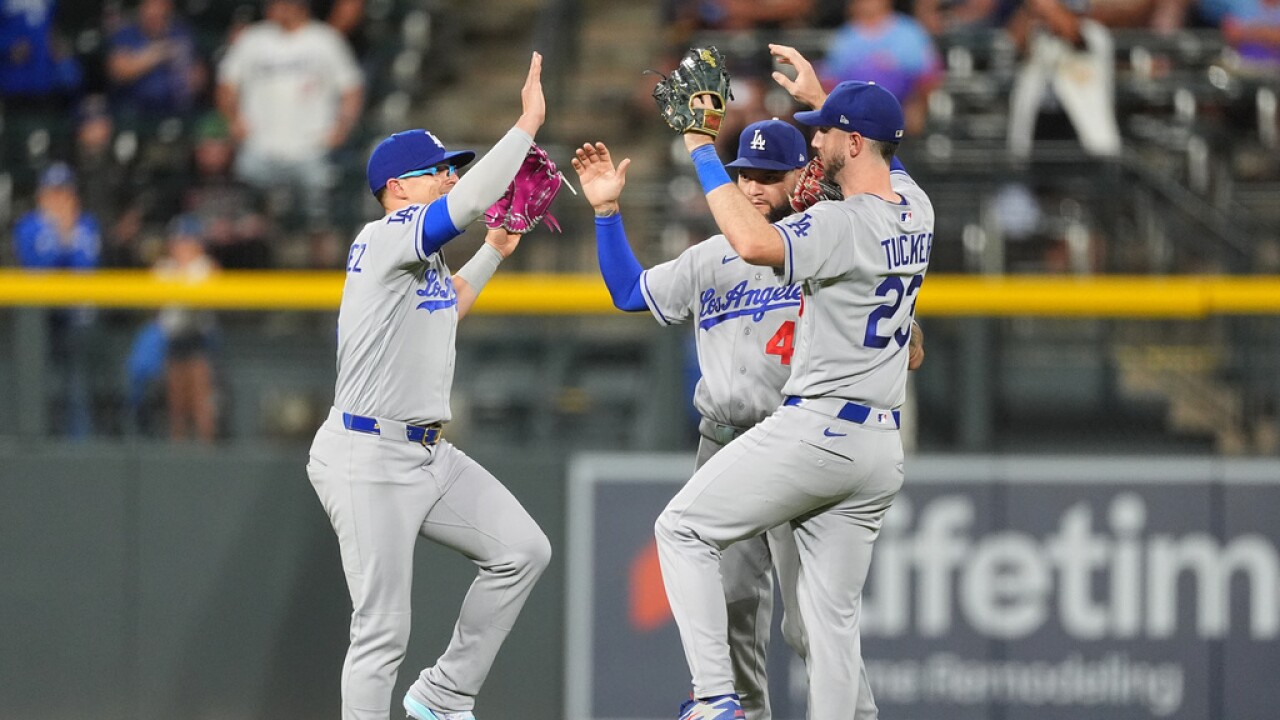 Dodgers Rockies Baseball