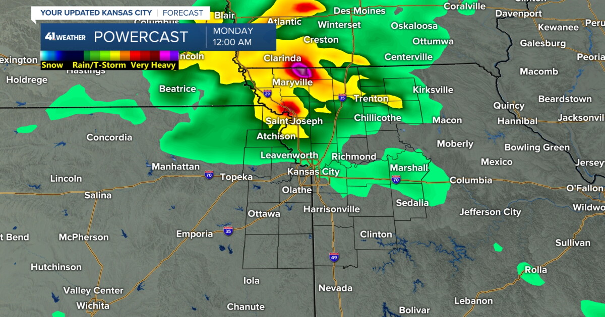 KSHB 41 Weather Blog | Tracking weekend thunderstorm chances in Kansas City