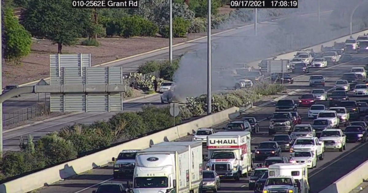 ADOT: Vehicle fire blocks exit ramp at Grant Road on I-10