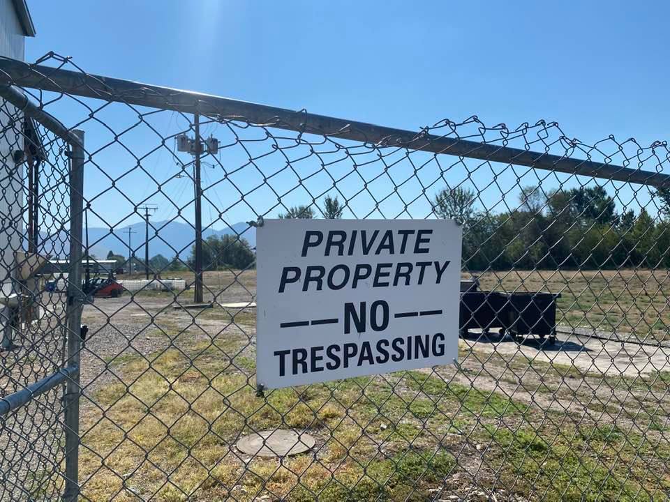 Reserve Street Bridge No Trespassing