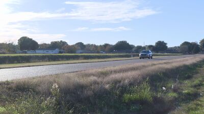 Construction is underway for Airport Road