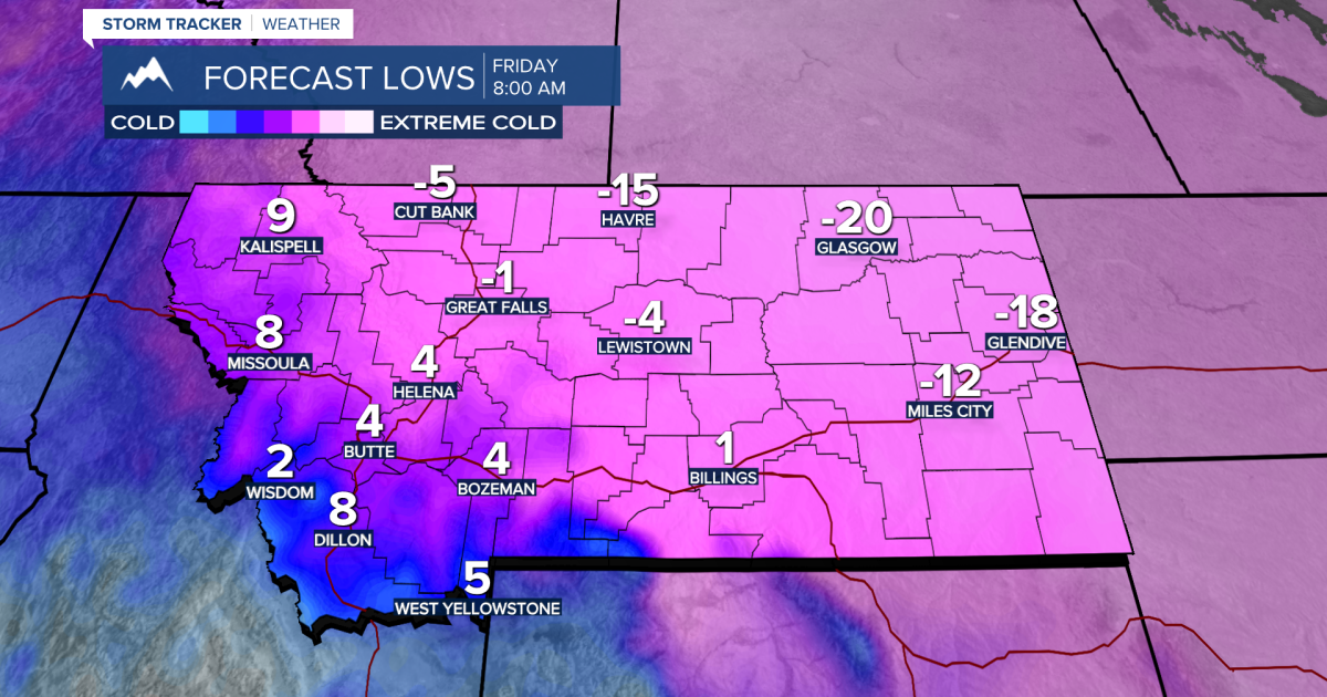 Turning cold with light snow Friday into Saturday