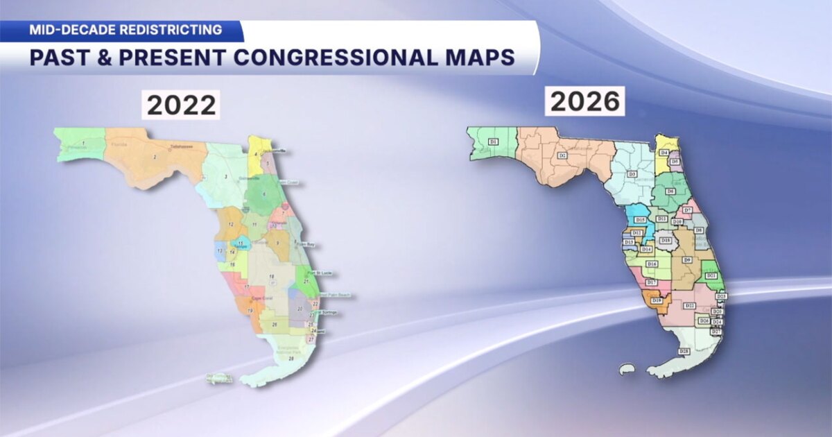 Judge weighs whether to block Florida's new congressional map before 2026 elections