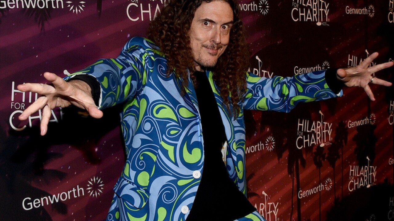 Weird Al performing with symphony at Red Rocks