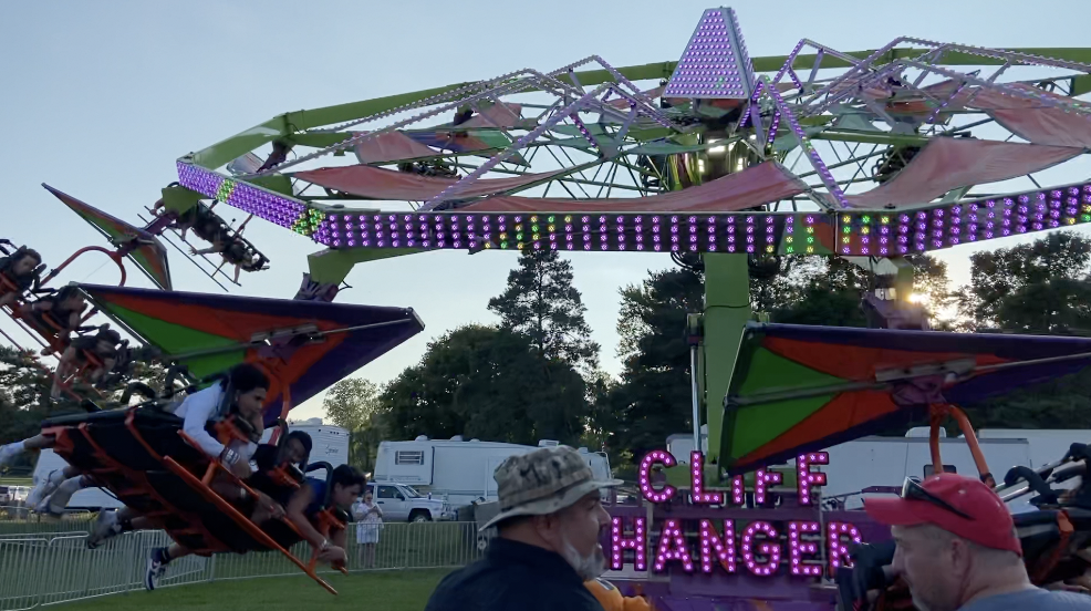 The Cliff Hanger at the Ingham County Fair