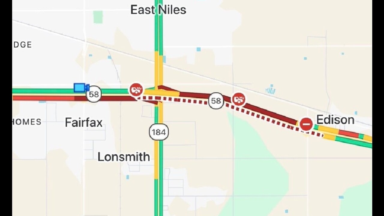 Police activity closes all lanes of Highway 58 in both directions