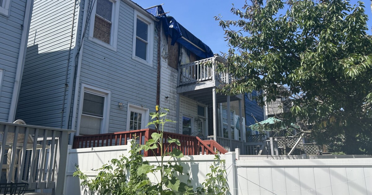 Fire in Hampden damages three rowhomes