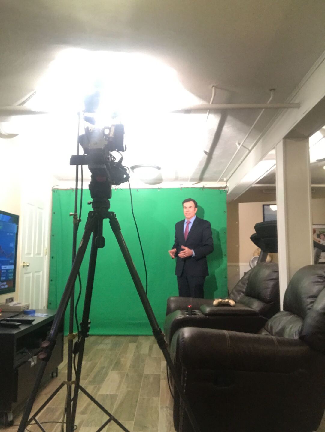 John Matarese works from home