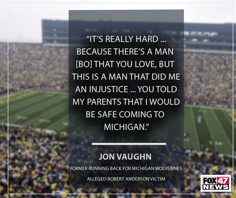 Quote from Jon Vaughn, Former U of M Running Back