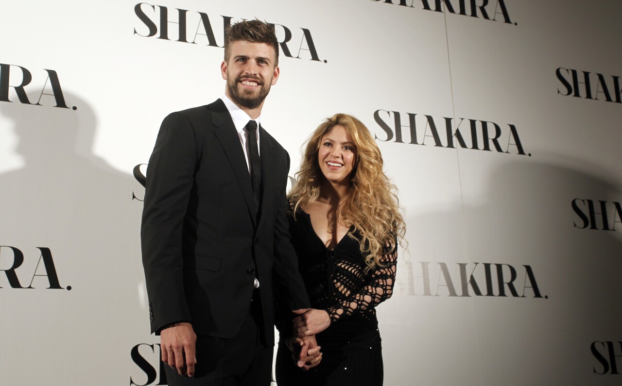 Shakira and Gerard Piqué in 2014