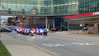 Procession at the University of Kansas Hospital.