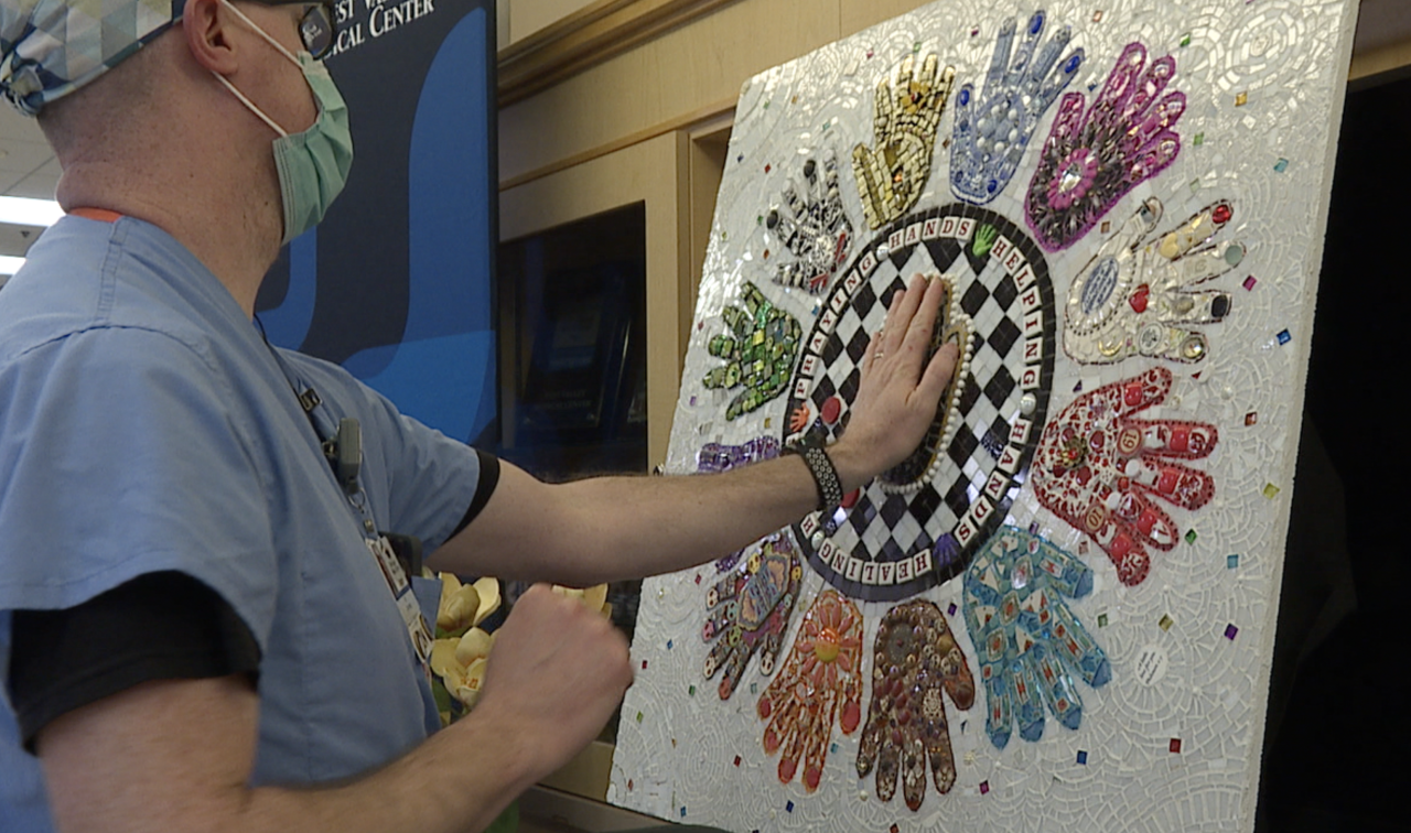 West Valley Medical Center art piece