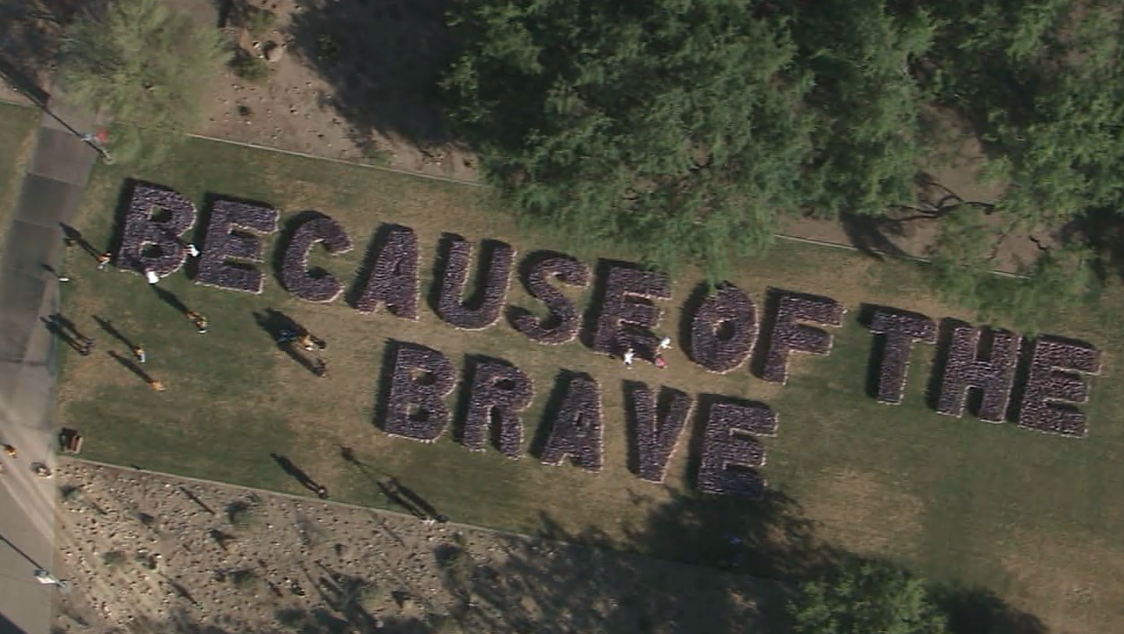 Because of the brave