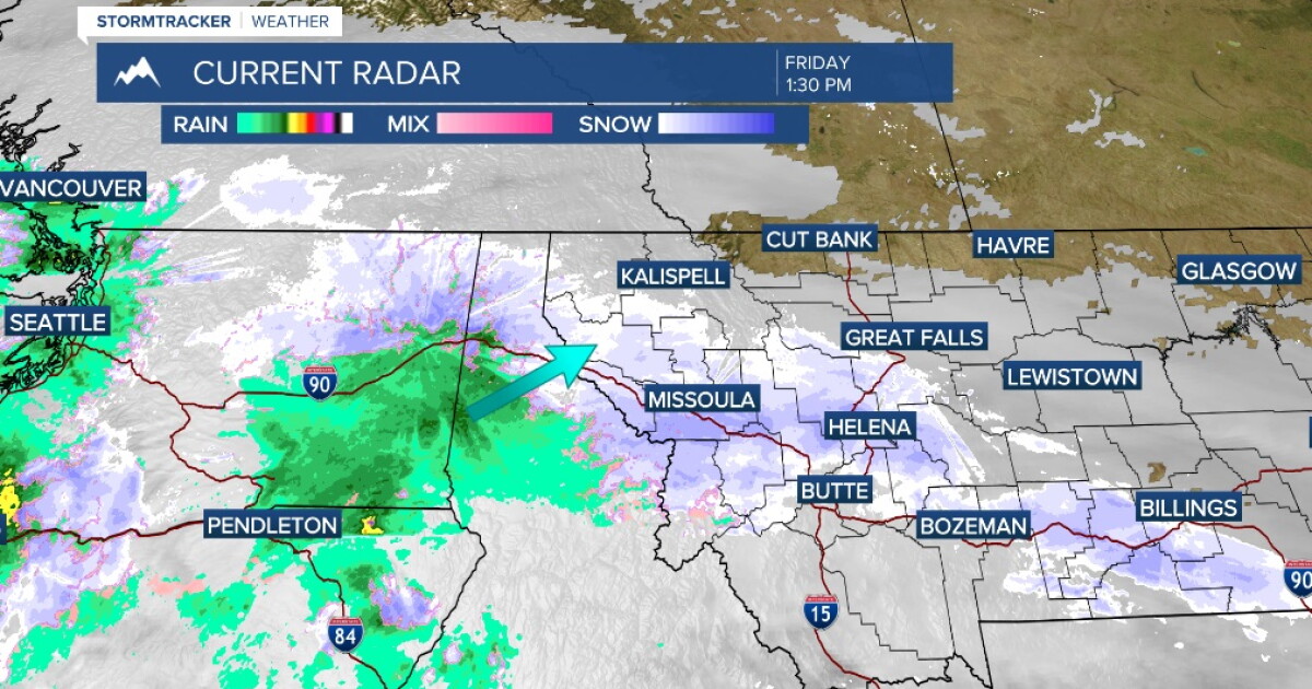 Weather Forecast: Heavy snow shifts to northwest Montana