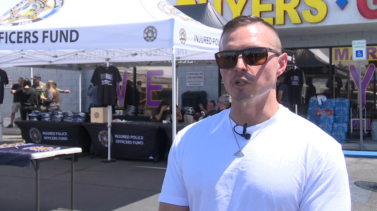 Community fundraiser supports family of fallen LVMPD Officer Austin Abdelnabi