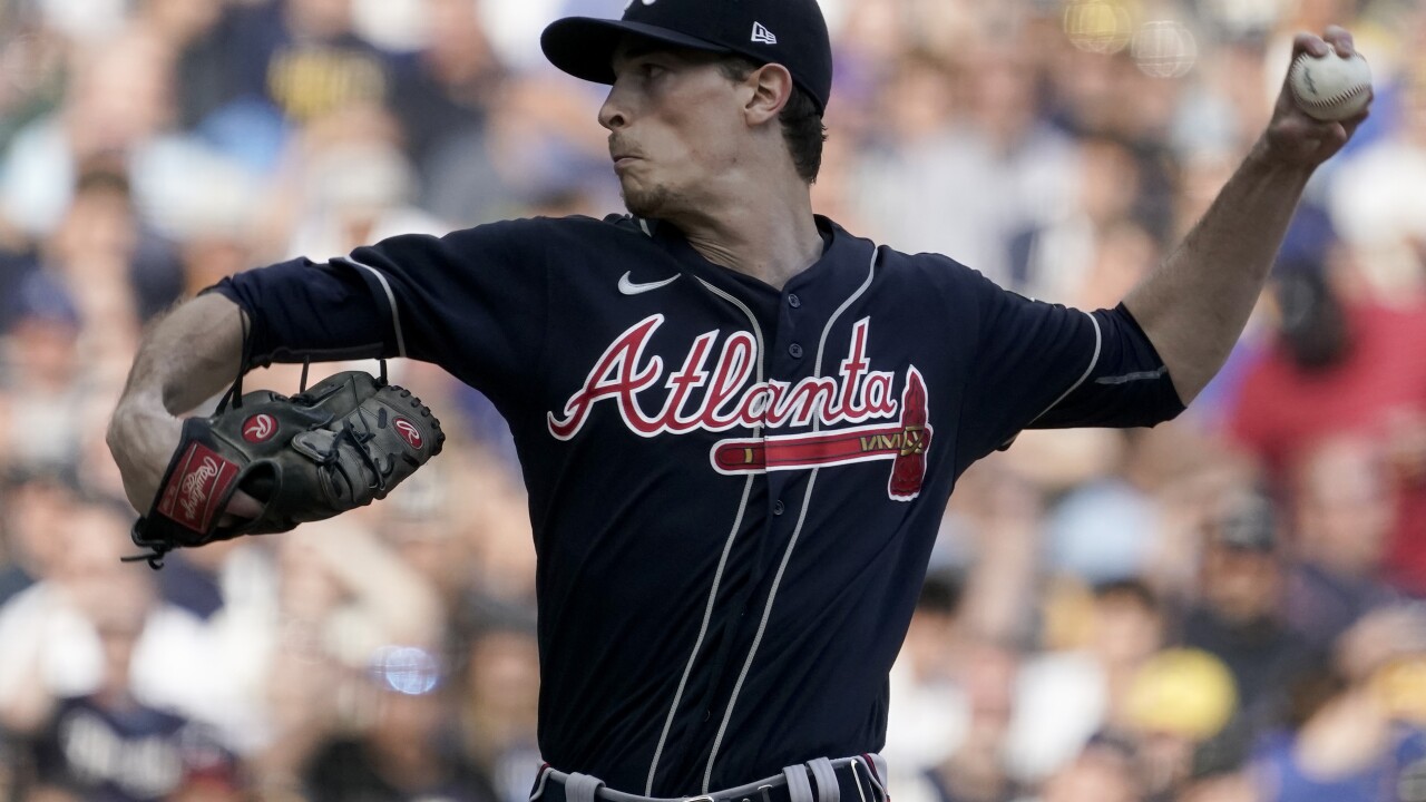 NLDS Braves Brewers Baseball