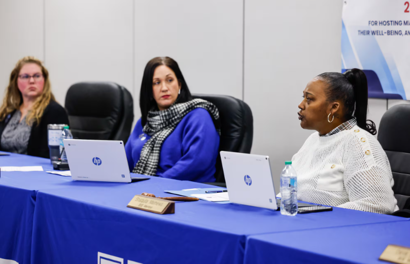 Hamilton City Schools Board of Education President Shaquila Mathews