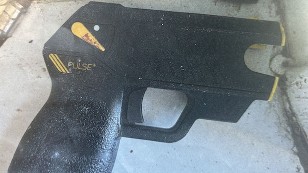Taser photo from Fort Pierce police