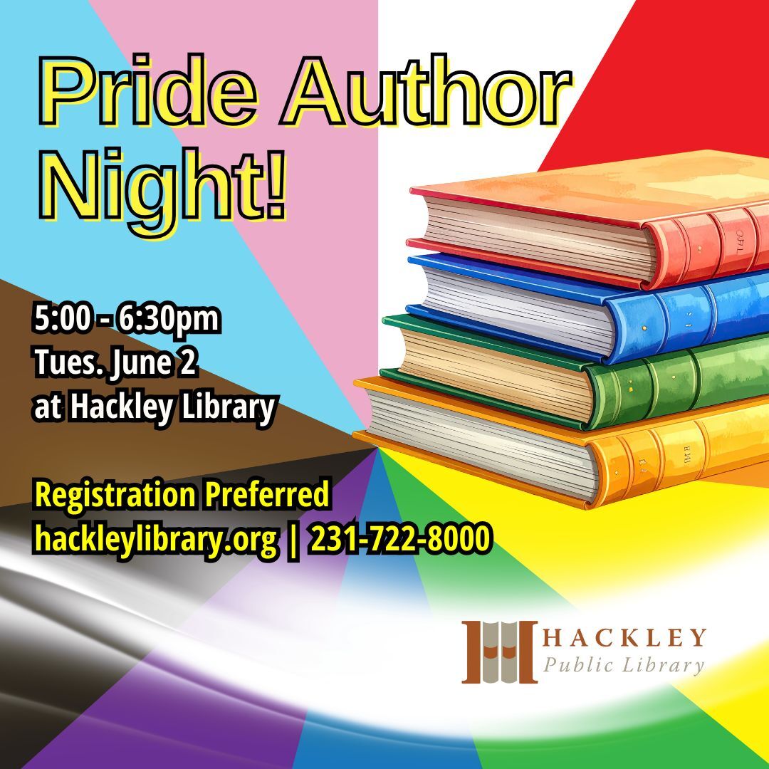 Pride Author Night, Hackley Library