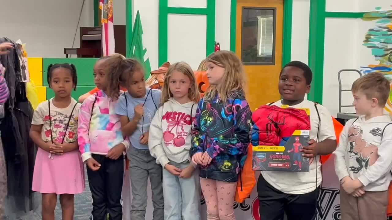Tallahassee law firm surprises local elementary students with free Halloween costumes for sixth year