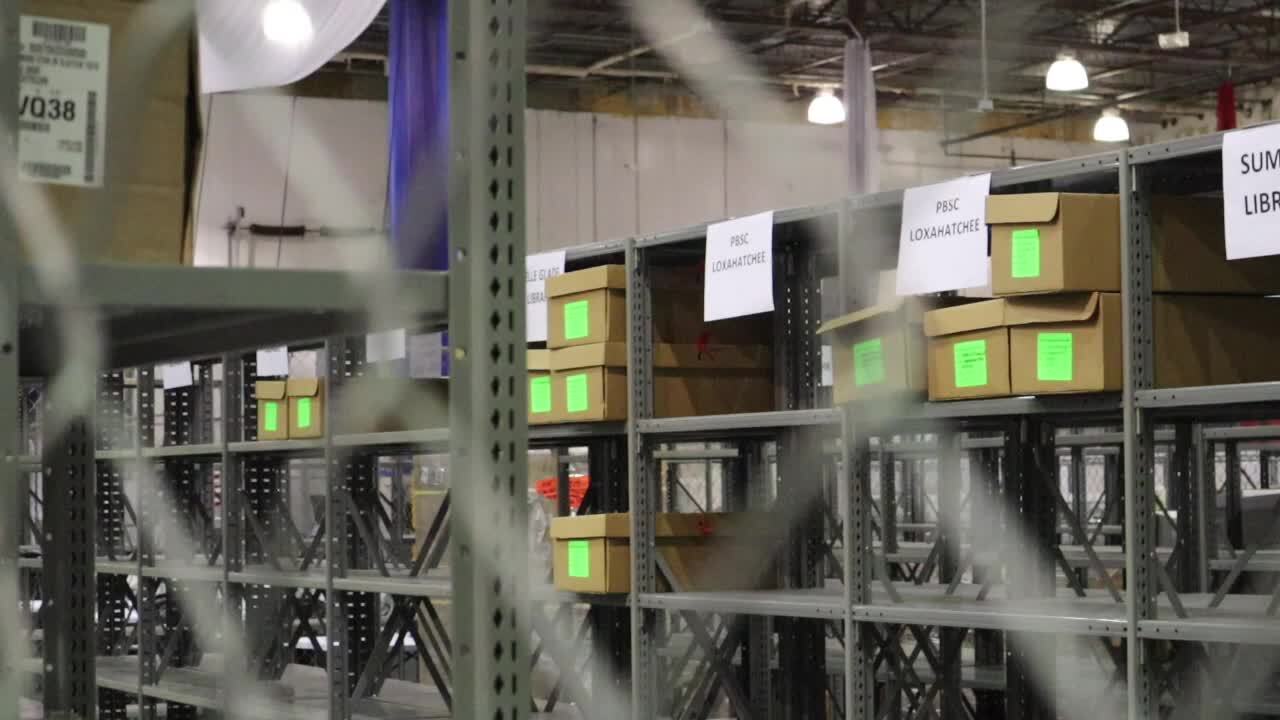 where Palm Beach County ballots are stored in event of recount