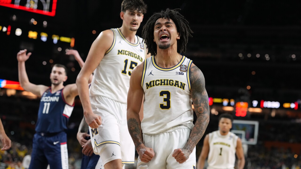 NCAA UConn Michigan Basketball