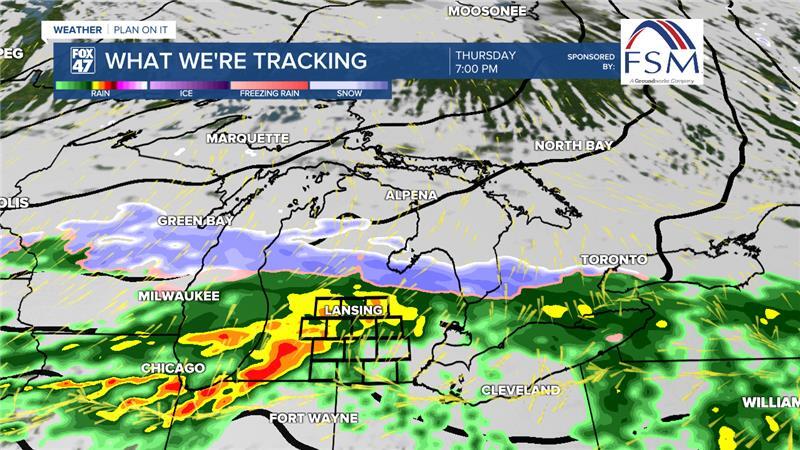 Storms arrive Thursday evening with possible severe impacts beginning after 5 PM