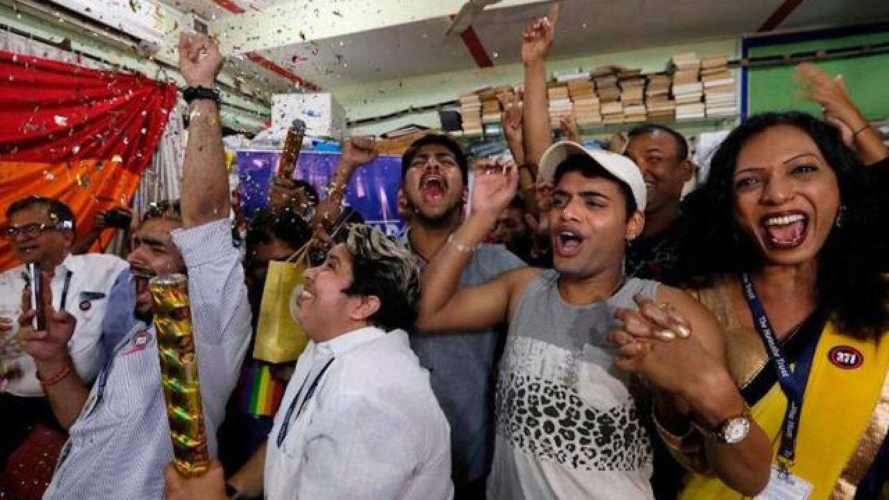 India's top court decriminalizes gay sex in landmark ruling