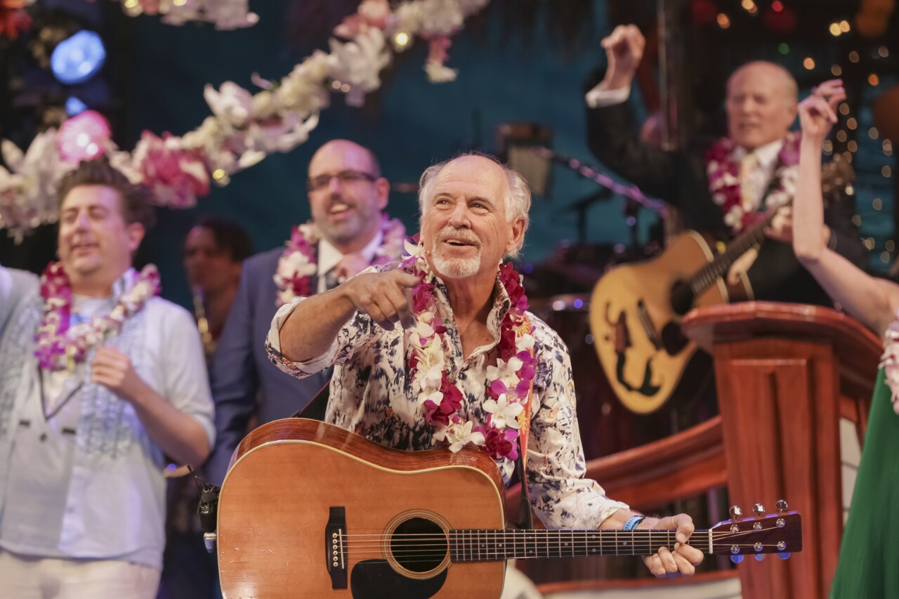 Jimmy Buffett at 'Escape from Margaritaville' in 2000