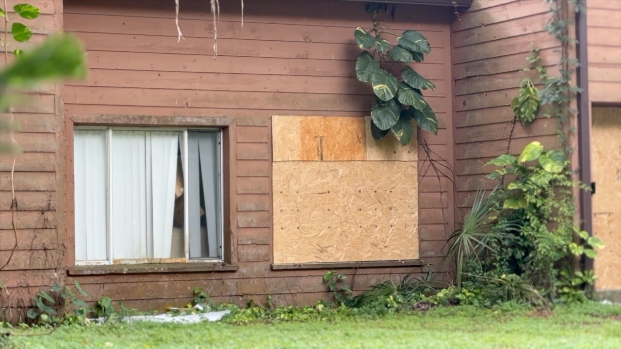 Price's Home Boarded Up