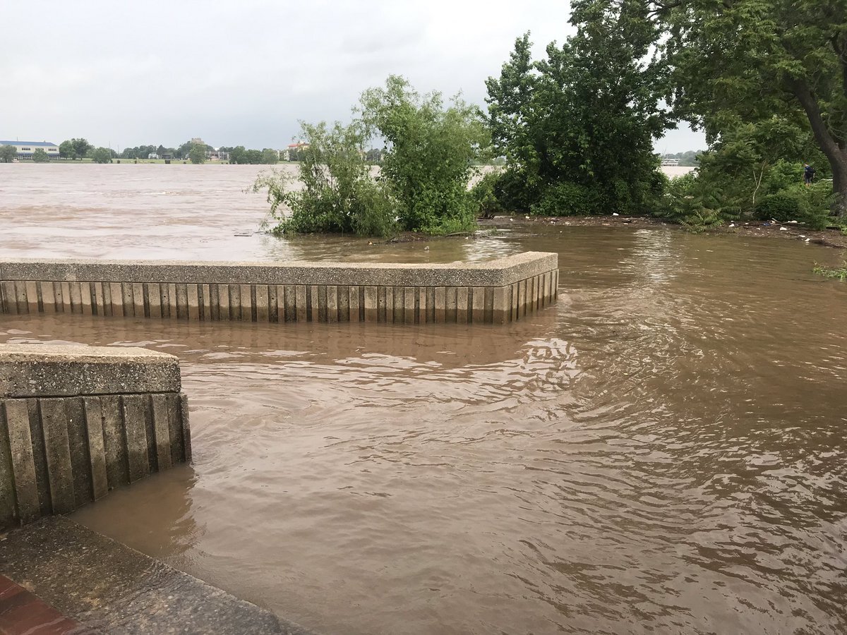Arkansas River in Tulsa May 2019 Floods