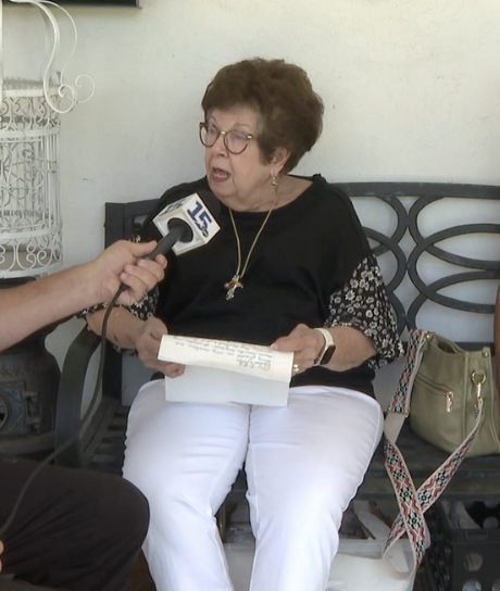 Leona Binford, local resident and flood victim