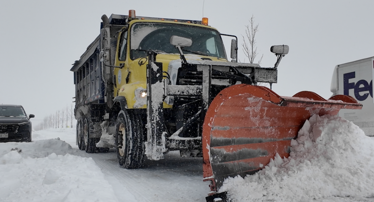 A Buffalo plow on Chalmers Avenue