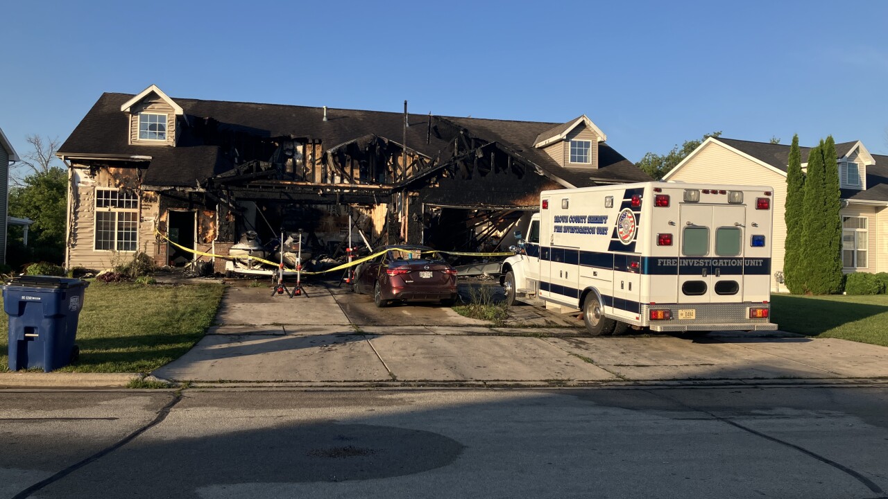 Nine people displaced after Ledgeview duplex fire