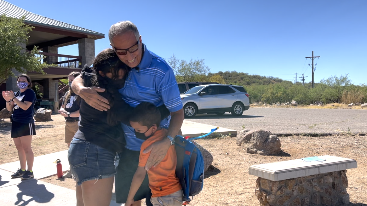 Dream family reunion at camp