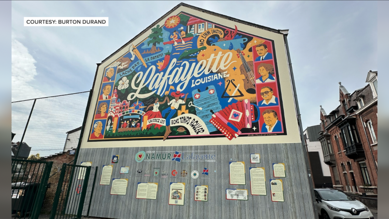 Lafayette mural image