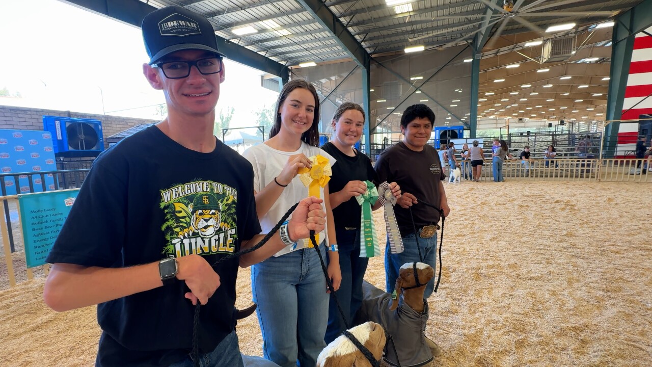 Warrior Goat program at Mid-State Fair