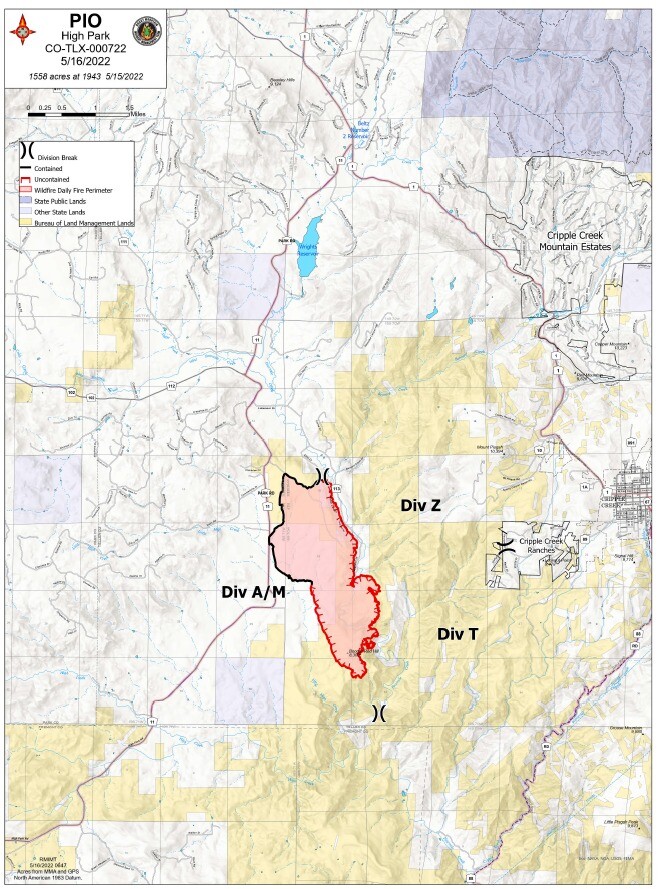 Teller County Sheriff's Office_High Park Fire May 16 2022