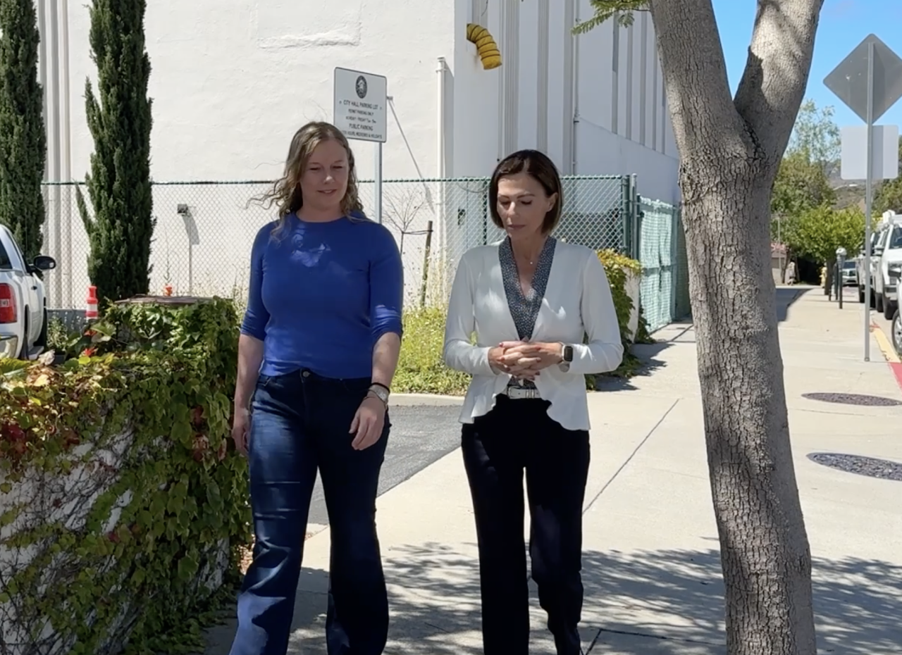 SLO City Homelessness Response Manager Daisy Wiberg spoke with KSBY Reporter Jessica Roe.png